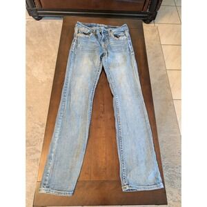 Grace in LA Harlequin Diamond Studded Stretch Denim 30